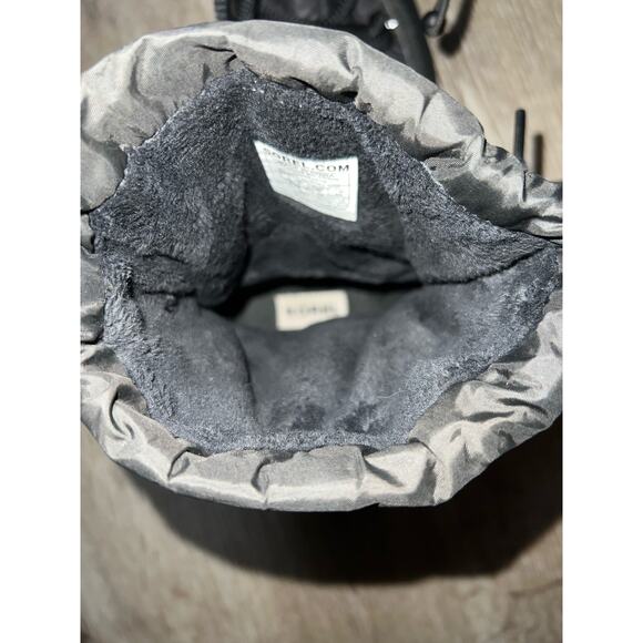 Sorel Boots KINETIC Waterproof Faux Fur Insulated Lace Up Black Women's 8 - Picture 8 of 10